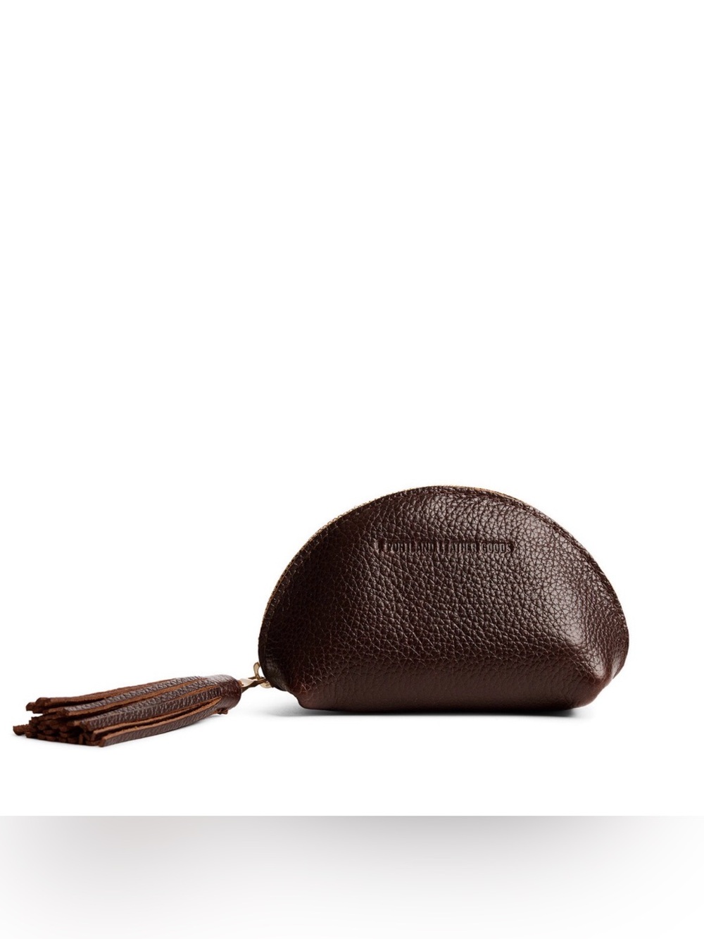 Portland Leather Goods Taco Tassel Pouch in Coldbrew
